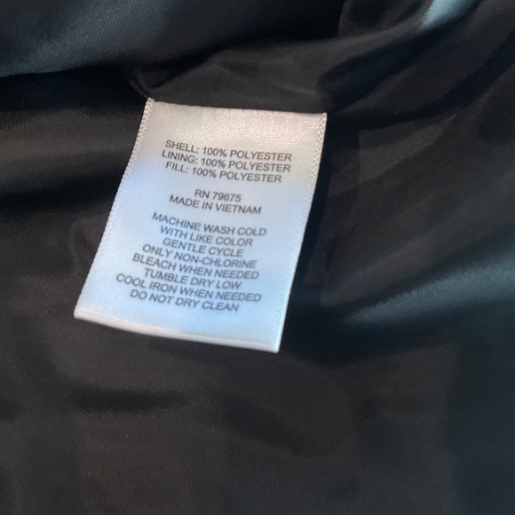 NWOT Anne Klein Women's Soft Touch Snap Puffer Jacket Coat Tan Small - Picture 10 of 10